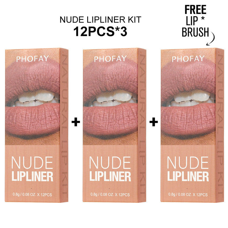 Nude Lipliner Set