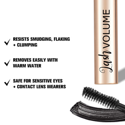 Volumizing Mascara / Nude Lipliner Set