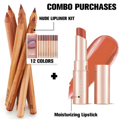 Nude Lipliner / Moisturizing Lipstick Set