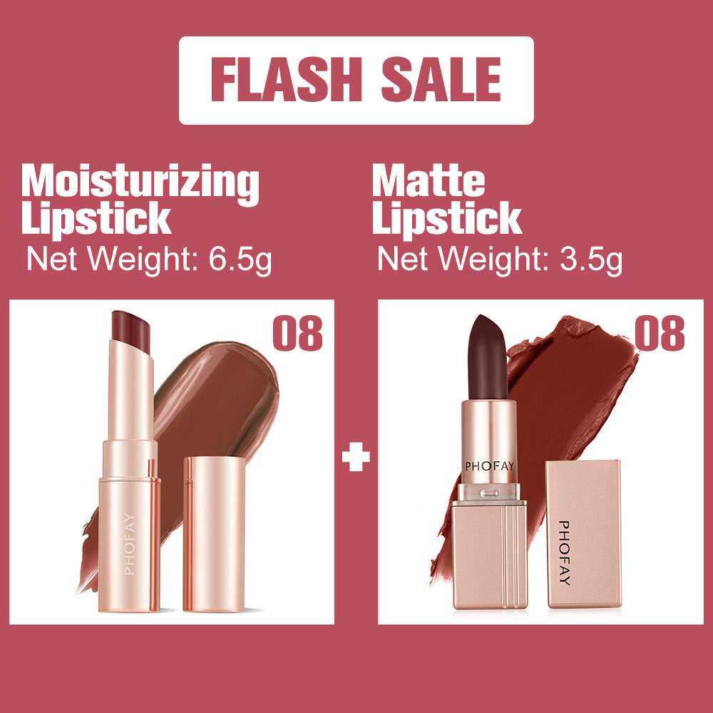 Moisturizing Lipstick / Matte Lipstick Set