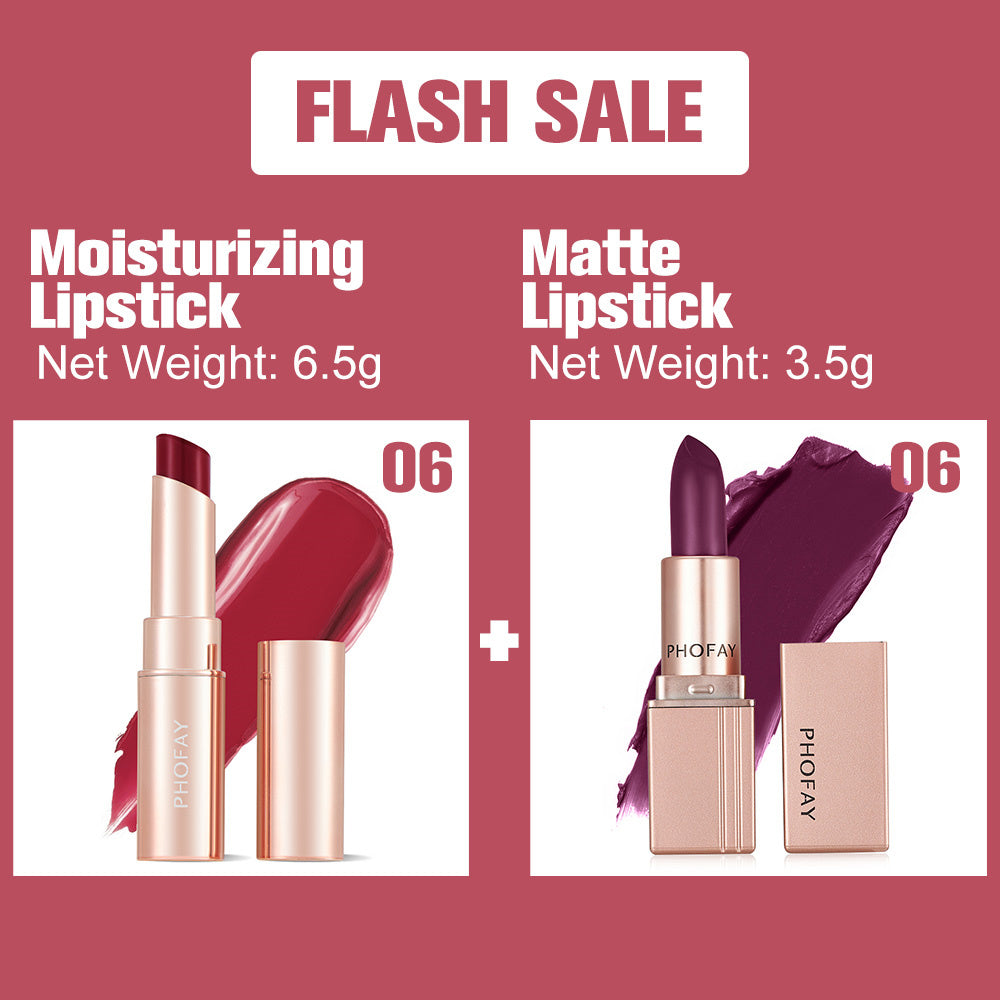 Moisturizing Lipstick / Matte Lipstick Set