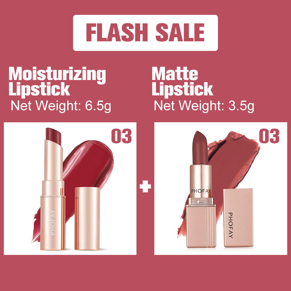 Moisturizing Lipstick / Matte Lipstick Set