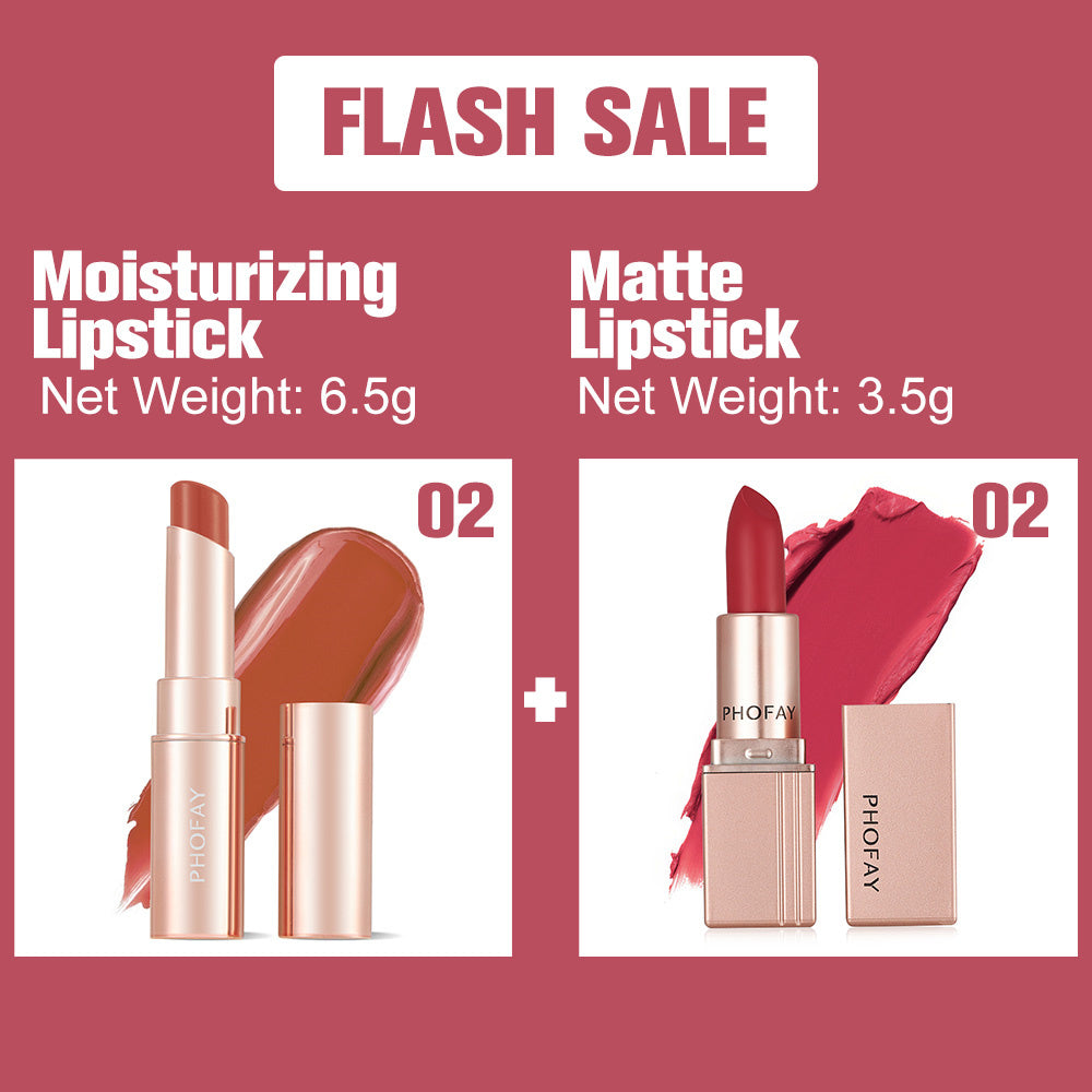 Moisturizing Lipstick / Matte Lipstick Set