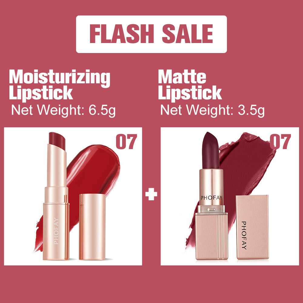 Moisturizing Lipstick / Matte Lipstick Set