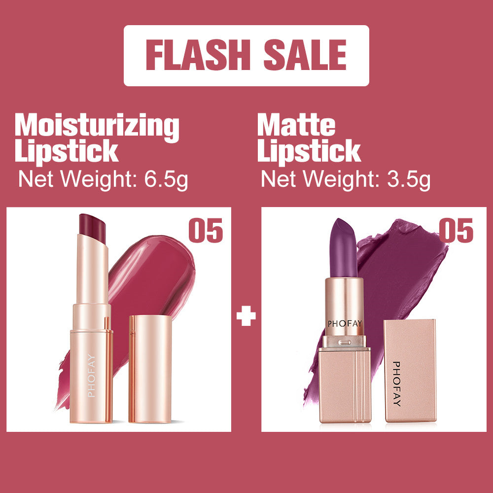 Moisturizing Lipstick / Matte Lipstick Set